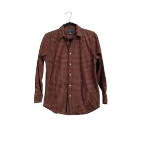 Polo Ralph Lauren Tartan Plaid Button Front Shirt Size 20 Red Green